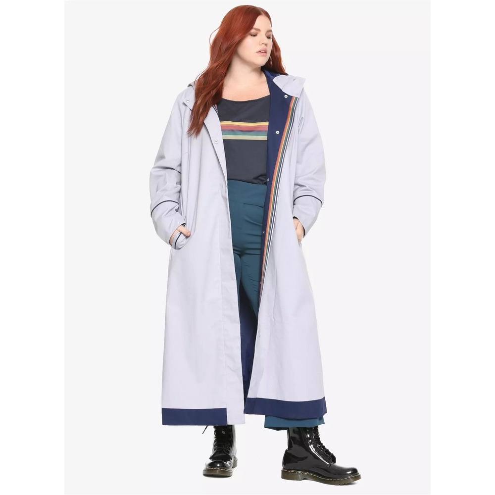 NEW Her Universe Doctor Who Thirteenth Doctor Trench Coat Women's 3X 22-24